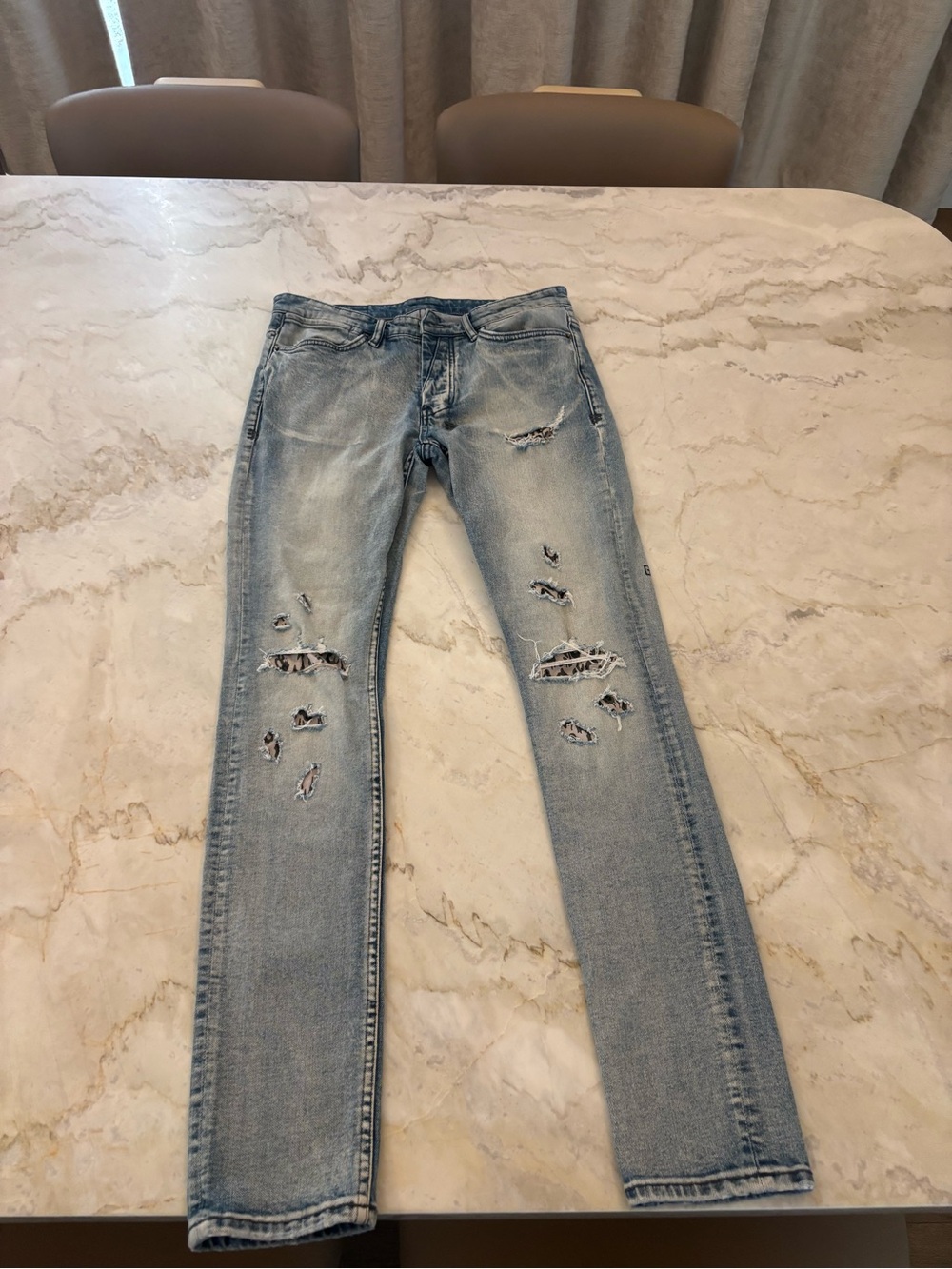 Ksubi Van Winkle Fire Patch Jeans